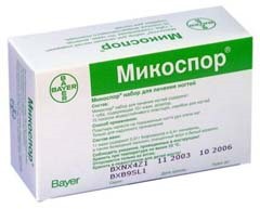 Микоспор - 1% бифоназол + 40% мочевина набор для лечения ногтей - мазь 10г