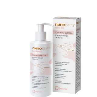 ЛИПОБЕЙЗ Интимо_Комплексный гель для интимной гигиены, 200 мл